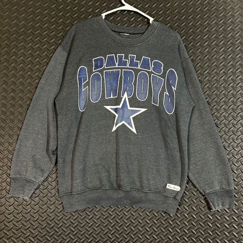 Dallas‎ Cowboys Team Rated Sweatshirt Gray Crewneck Pullover Men's Size M